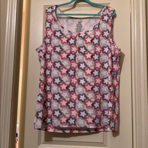 Tank Top-Red/white/blue